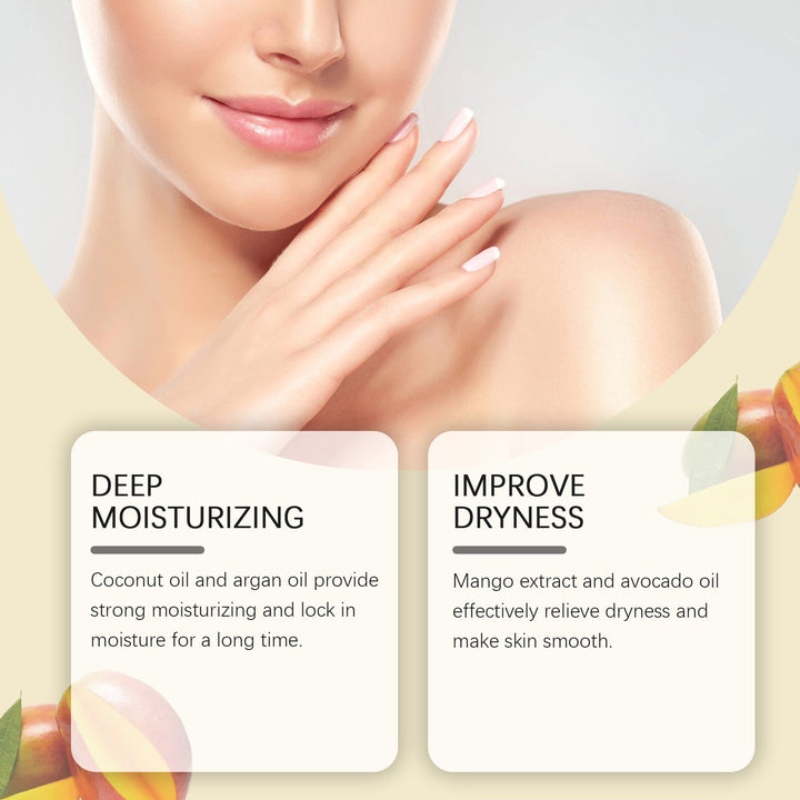 Mango Body Cream for Deep Moisture and Softer Skin