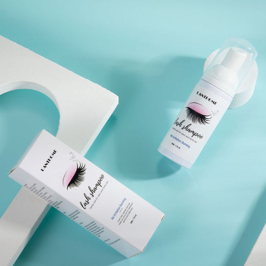 Eyelash Shampoo Cleanser for Gentle Lash Makeup Removal