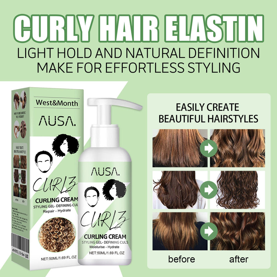 Curly Hair Styling Cream for Defined, Frizz-Free Curls