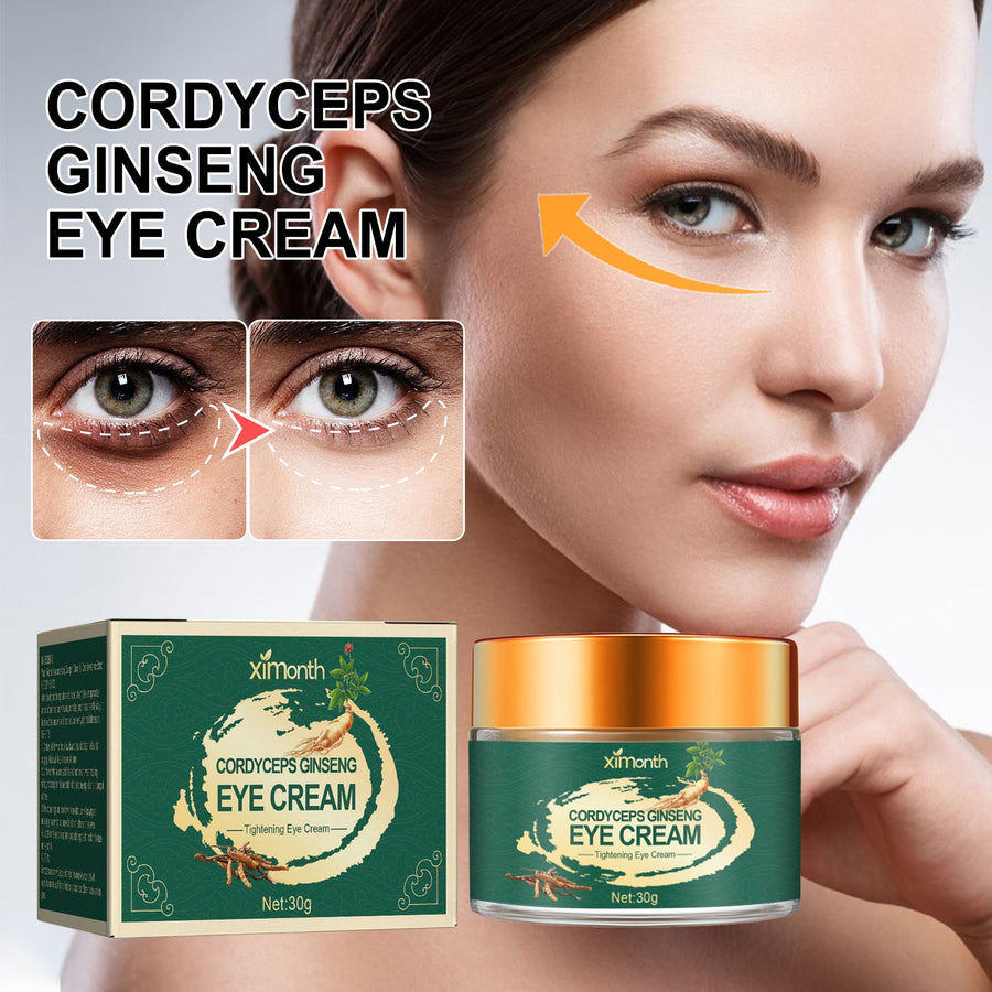 Cordyceps Ginseng Eye Cream for Dark Circles & Lines
