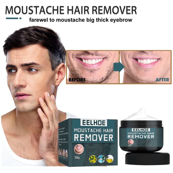 Men's Hair Removal Cream for Face Body No Razor Burn