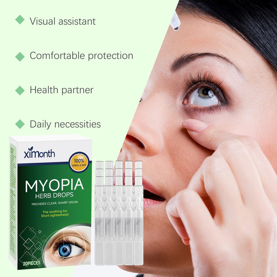 Herbal Eye Drops for Myopia Relief — 20 Single-Dose Vials