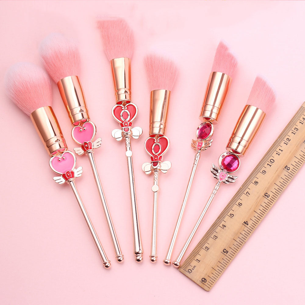 Makeup Brush Set With Sailor Moon-Inspired Details