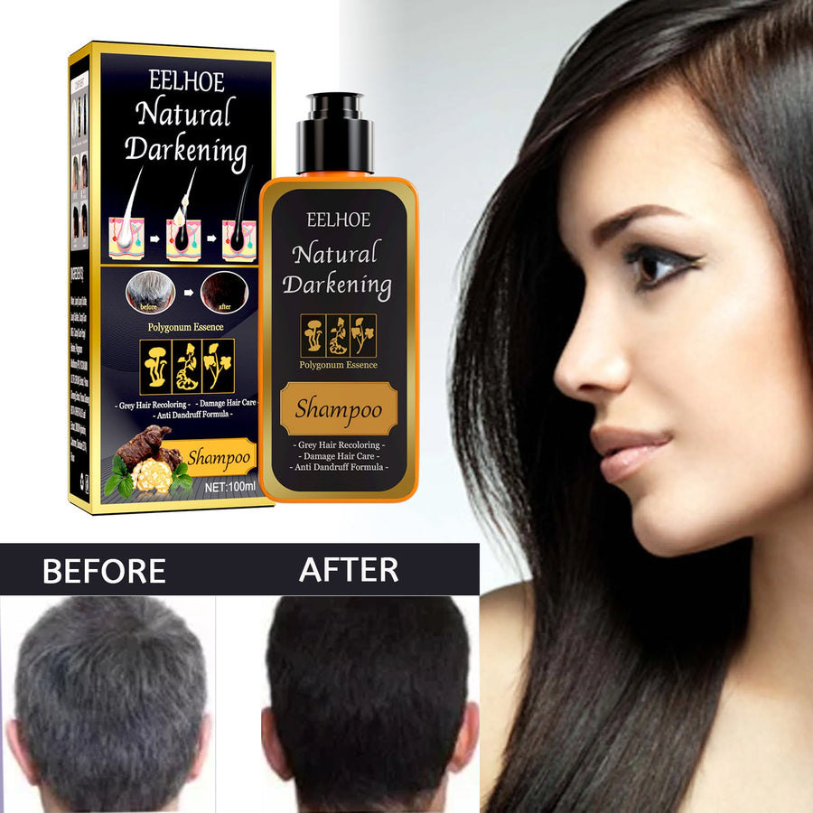 Gray Hair Darkening Shampoo with Nourishing Care
