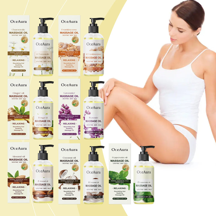Lavender Body Massage Oil for Dry Skin Relief