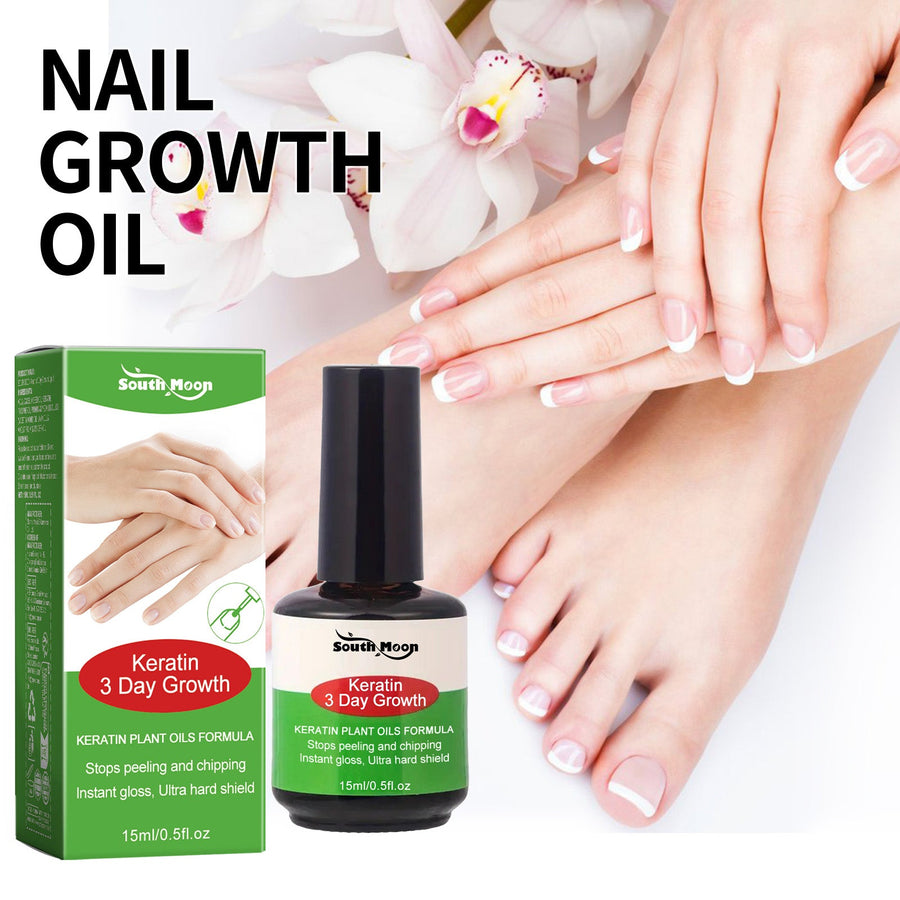 Keratin Nail Oil – Strengthen Nails, 3-Day Growth