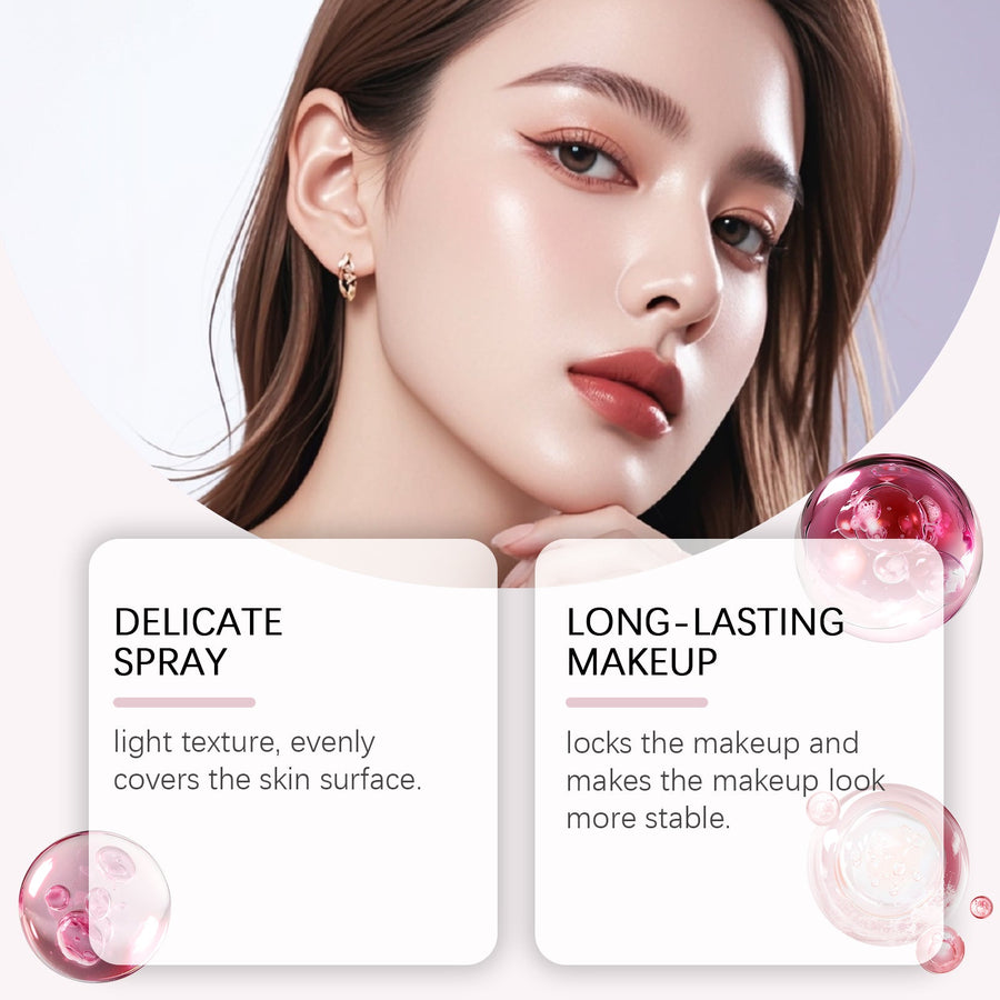 Moisturizing Setting Spray for Long-Lasting Matte Makeup