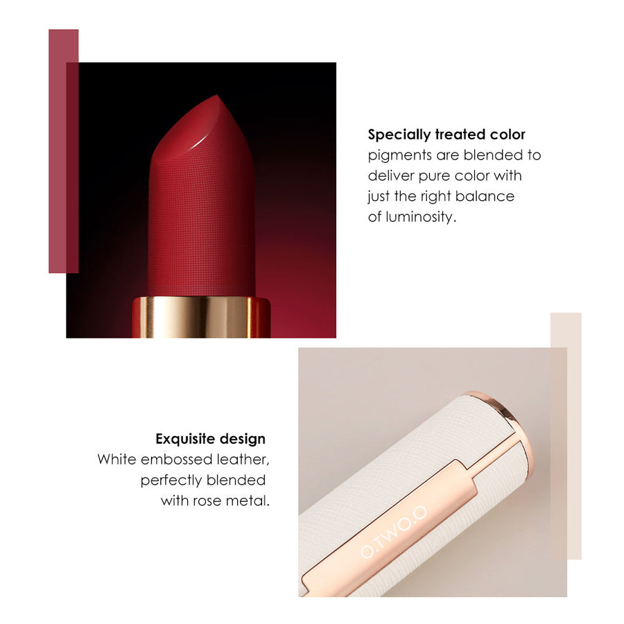 Matte Lipstick Velvet Finish in 12 Expressive Shades