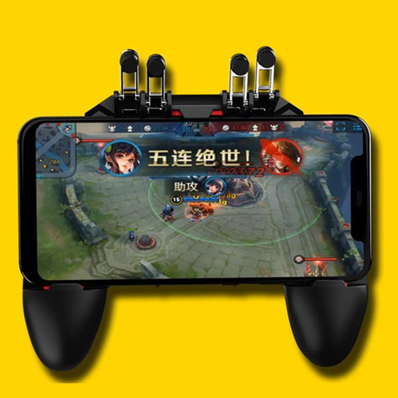 Mobile Gamepad with Metal Triggers — Console Control for PUBG