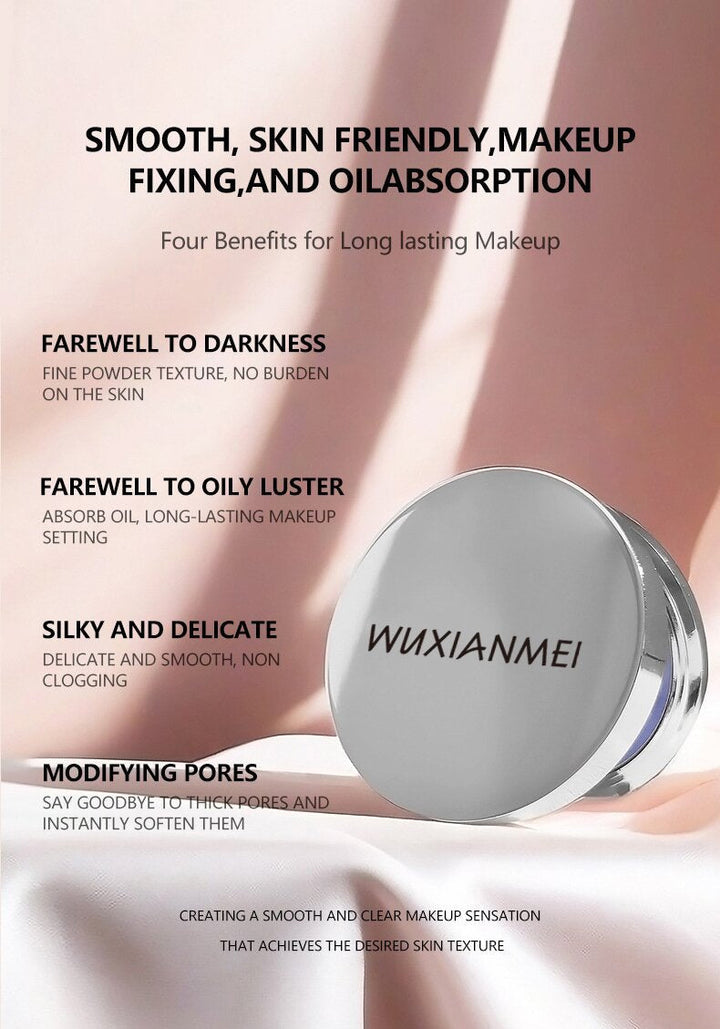 Pressed Setting Powder for Oil Control & Matte Makeup