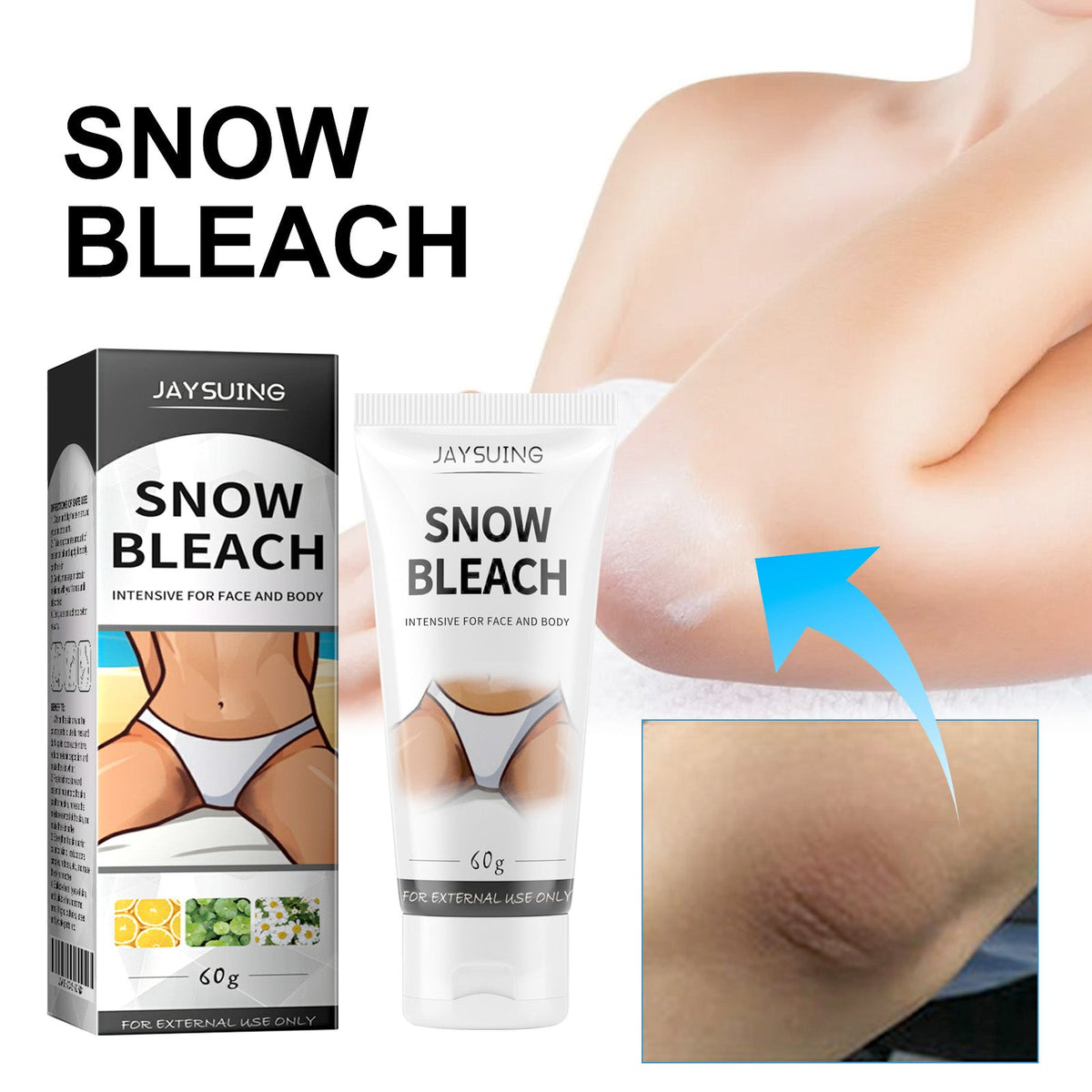 Brightening Body Cream for Dark Underarms & Joints