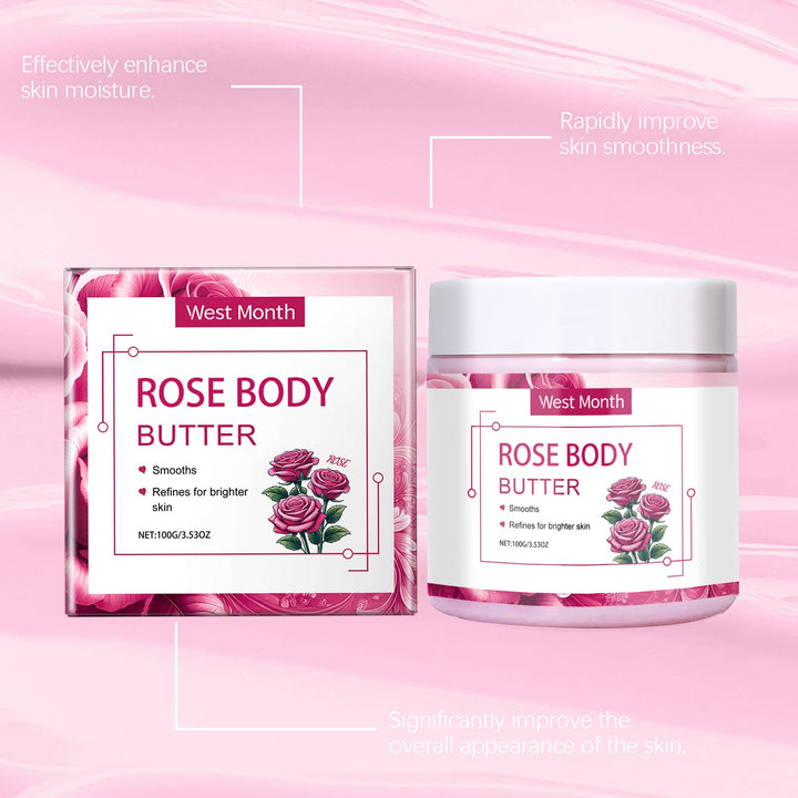Rose Body Butter for Smooth, Hydrated-Looking Skin