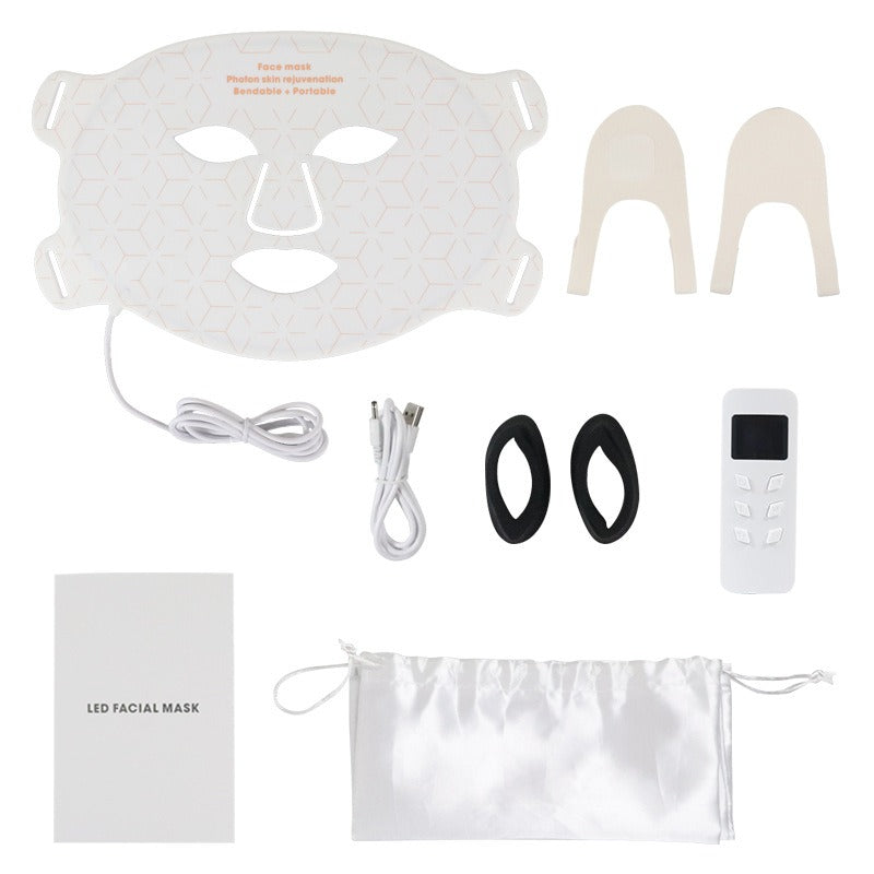 LED Light Therapy Mask for Face and Neck Rejuvenation