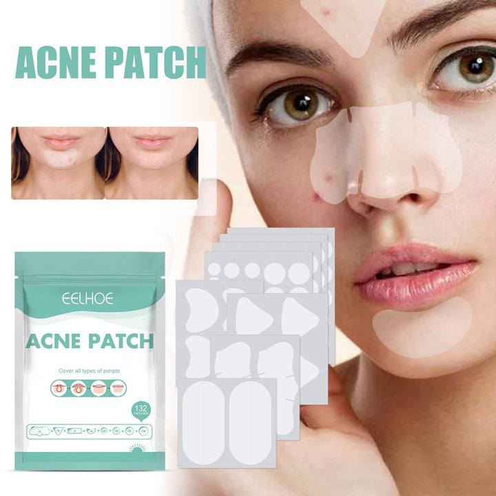 Face Pimple Patches — 132 Invisible Healing Spots for All