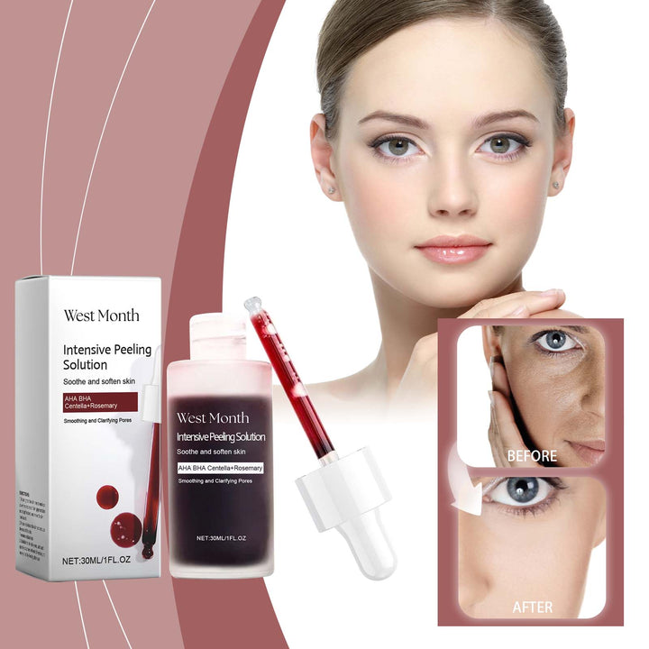 AHA BHA Exfoliating Serum with Roller Applicator