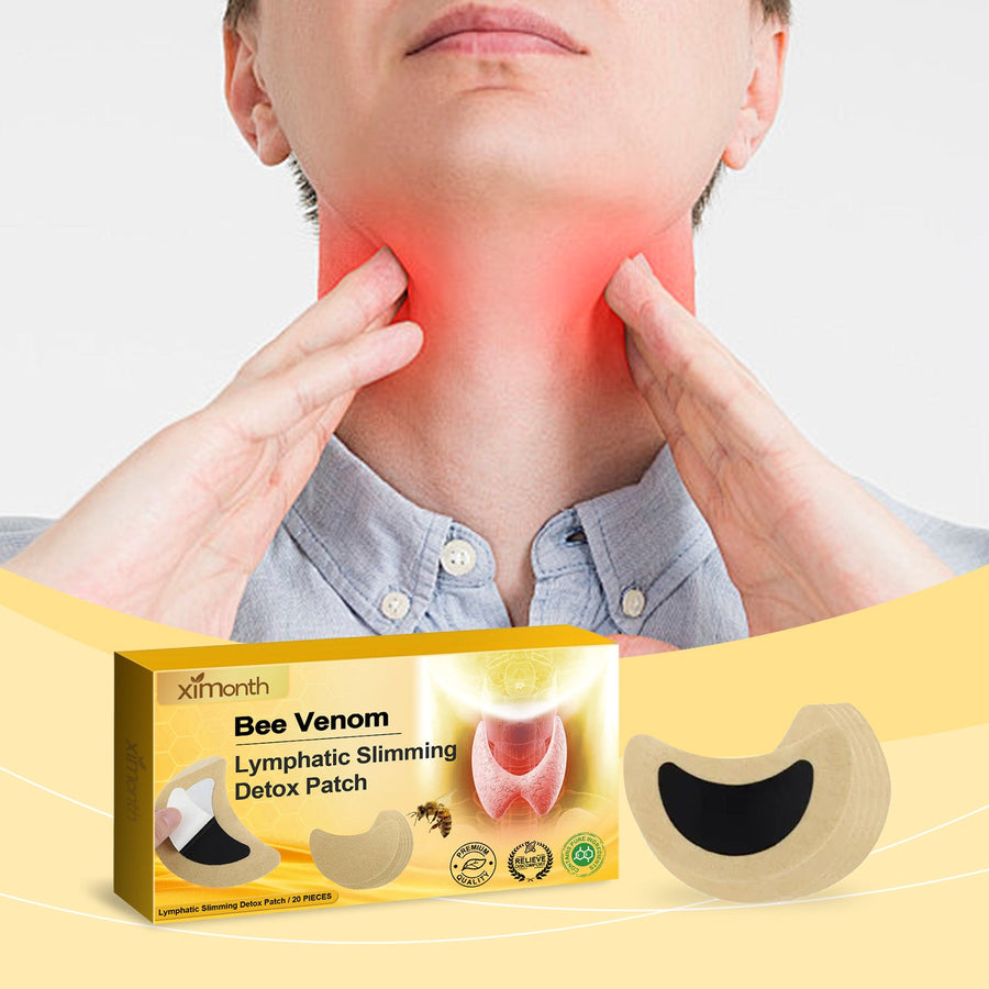Bee Venom Lymph Detox Patch for Neck & Jawline