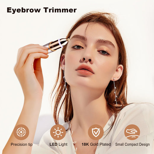 2-in-1 Facial Hair Remover With LED Light for Women