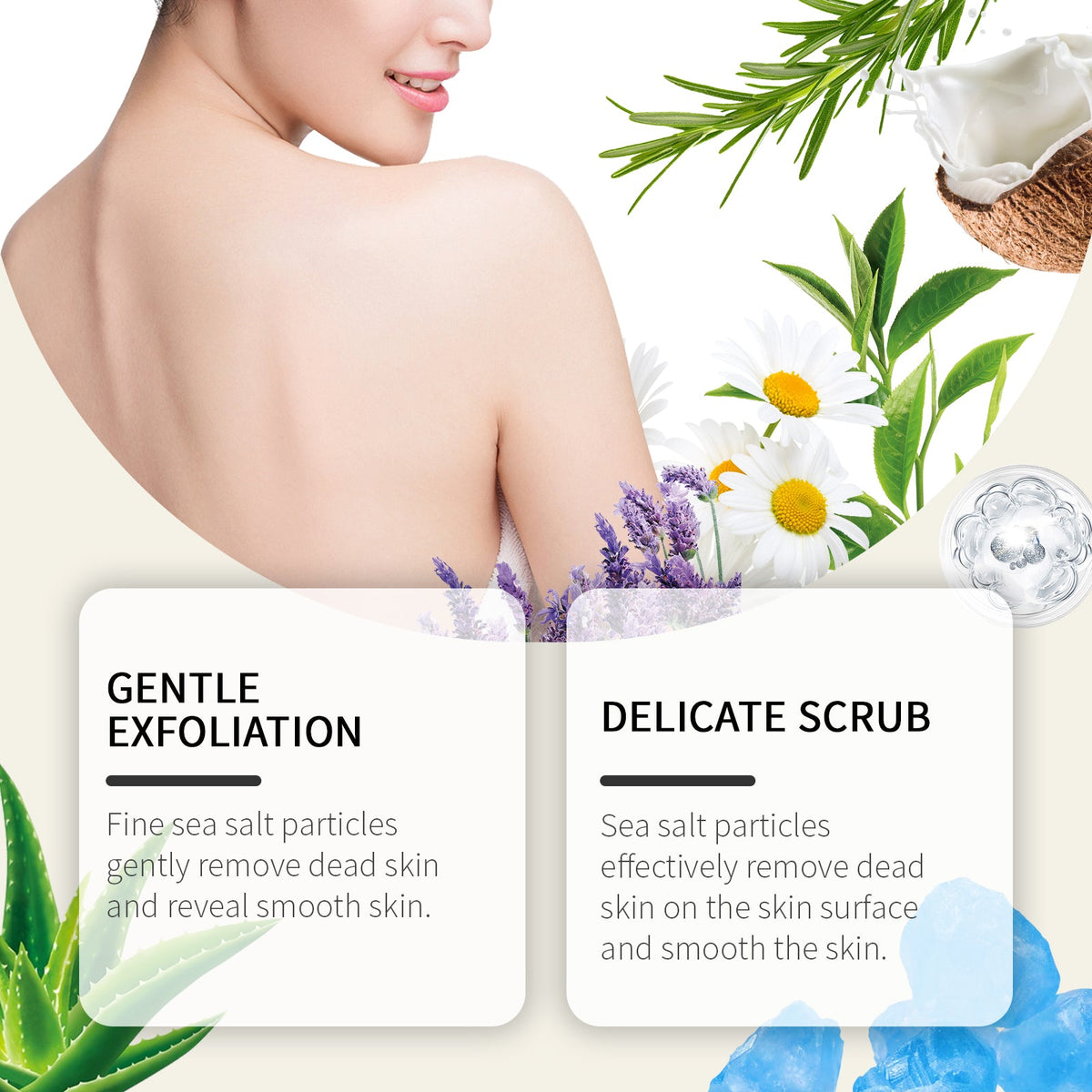 Exfoliating Bath Salts for Soft, Glowing Moisturized Skin