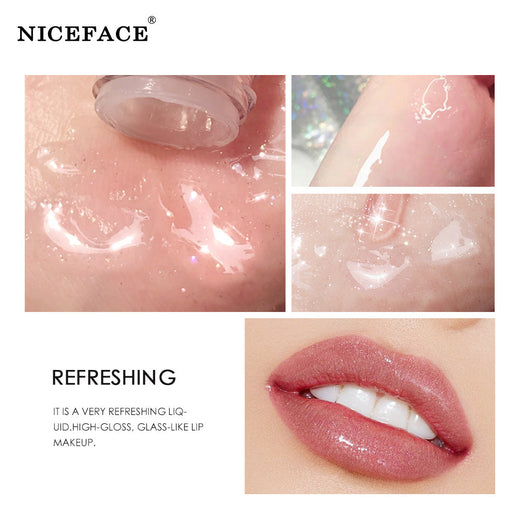 Glass Lip Gloss for High-Shine, Moisturized-Looking Lips