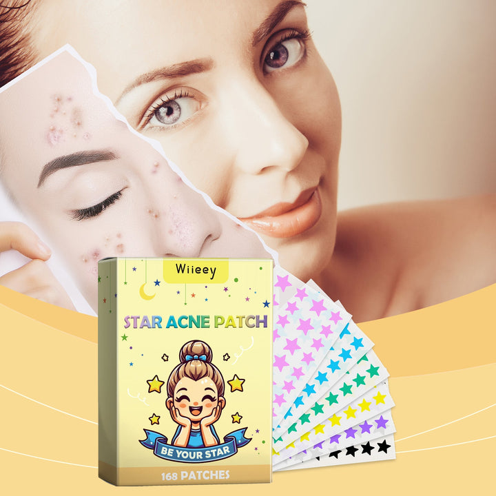 Star-Shaped Acne Patches — Reduce Redness & Swelling