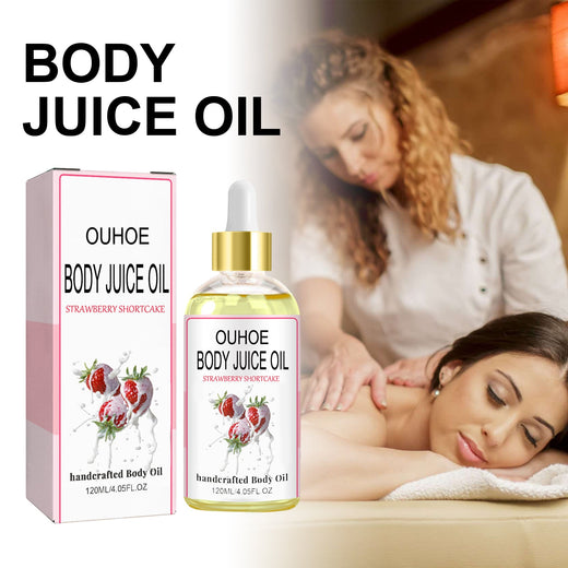 Strawberry Body Oil for Dry, Itchy Skin Relief