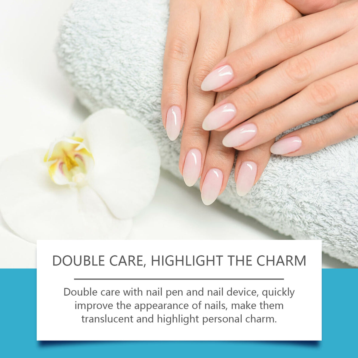 Nail Care Pen Set With Brightening Laser Device