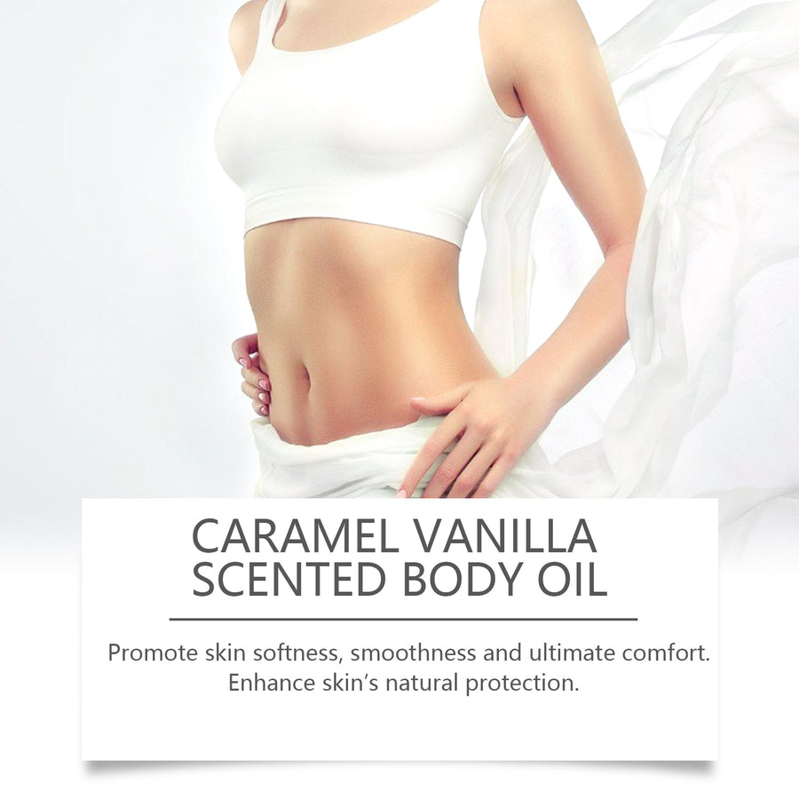 Caramel Vanilla Body Oil for Deeply Soft, Smooth Skin