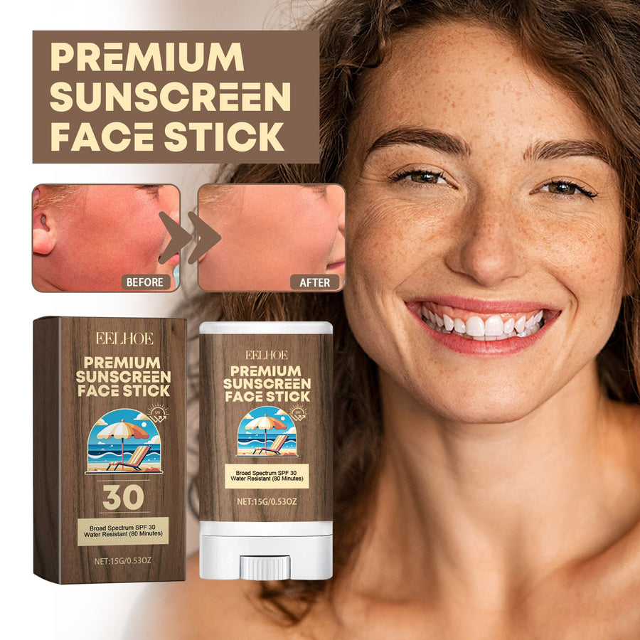 SPF 30 Sunscreen Stick for Face - Sweatproof Sun Stick