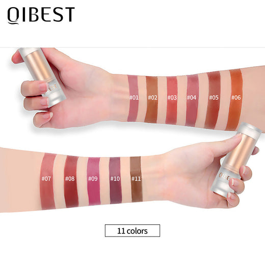 Velvet Matte Lipstick – 11 Wearable Shades, Soft-Focus