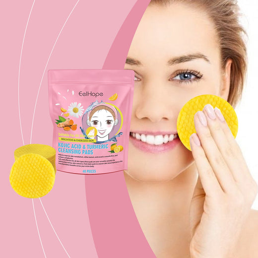 Turmeric Kojic Acid Cleansing Pads for Brighter Skin
