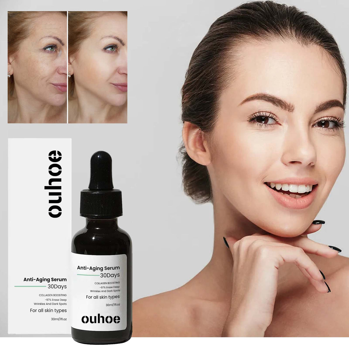 Anti-Aging Serum for Deep Wrinkles & Dark Spots
