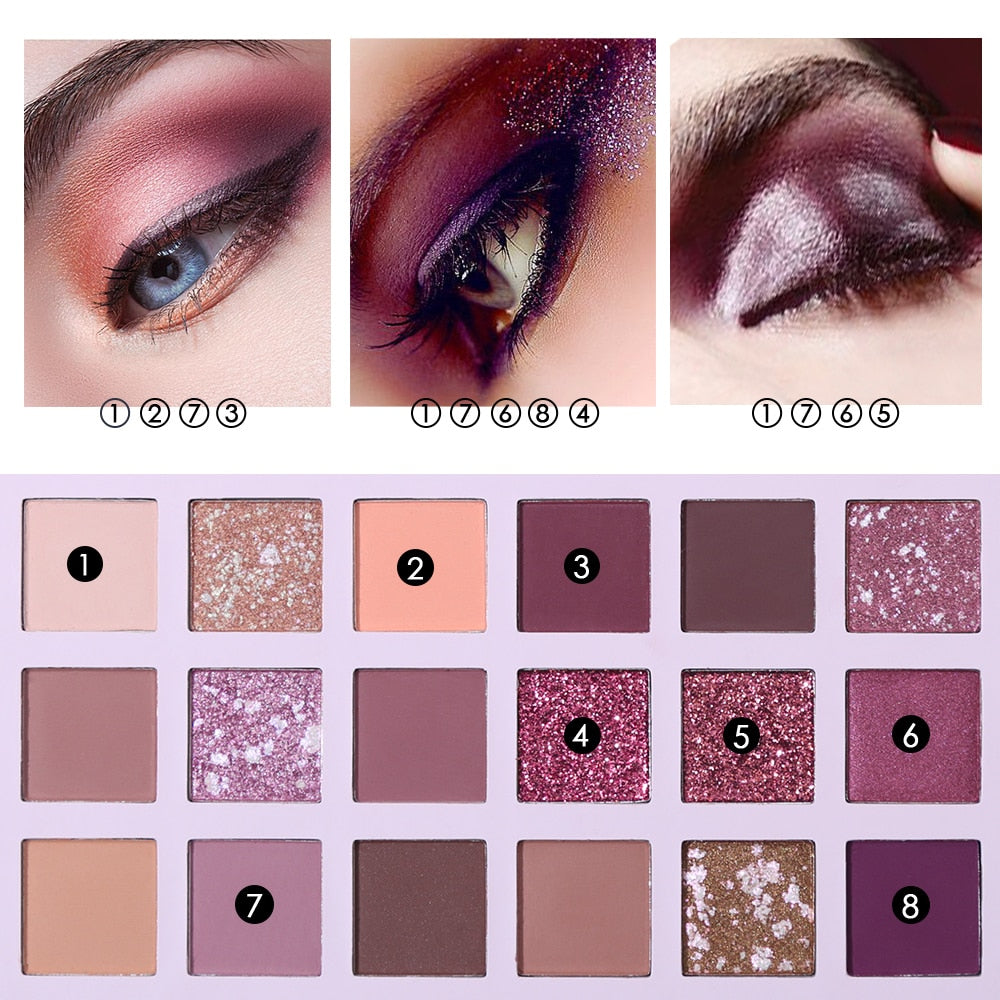 Nude Eyeshadow Palette: 18 Shades for Soft Glam Looks
