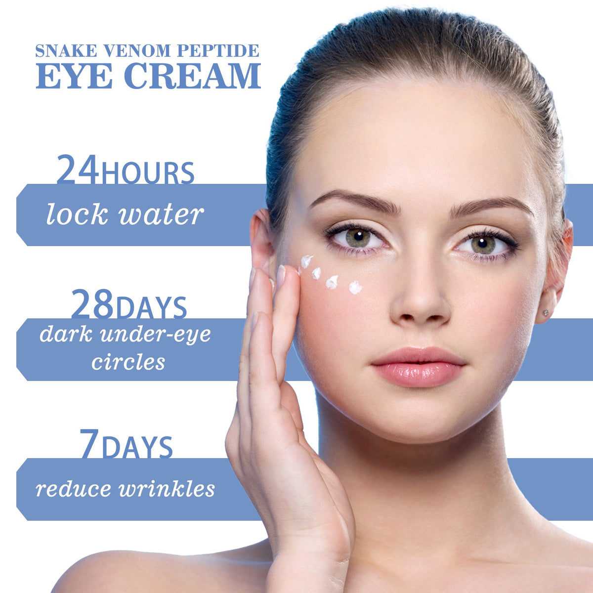 Snake Venom Peptide Eye Cream for Dark Circles & Lines