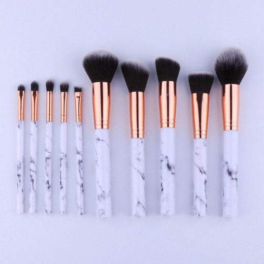 10-Piece Makeup Brush Set for Smooth, Precise Application