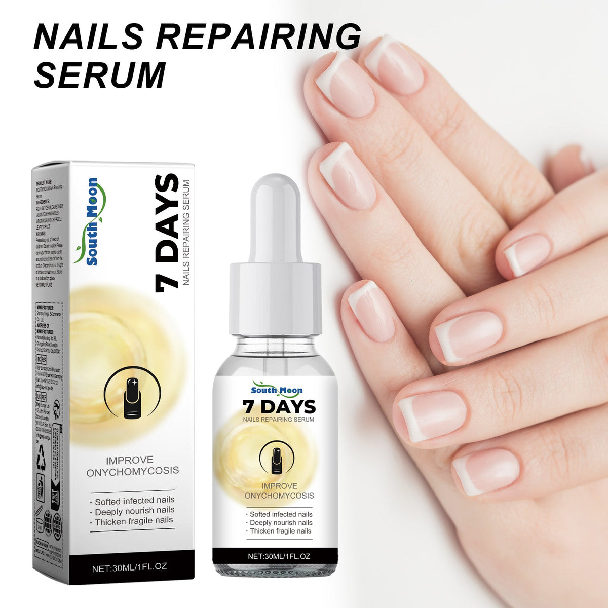 Nails Repairing Serum, Repair Hands And Feet Gray Nails Soft