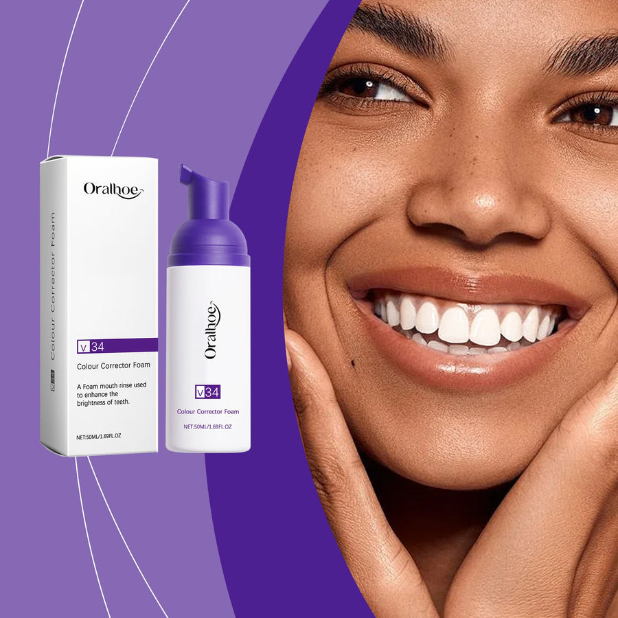 Purple Teeth Whitening Mousse – Colour Correct to Reveal
