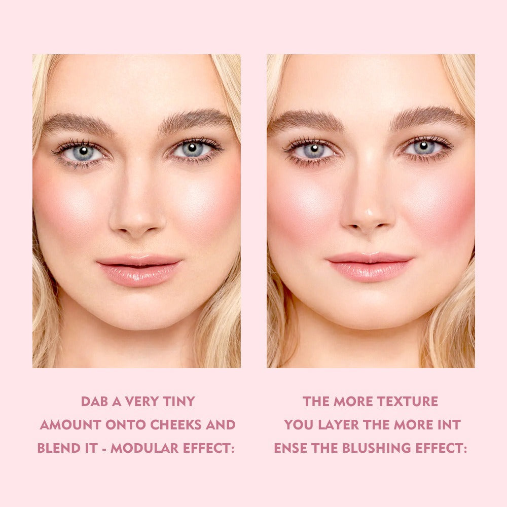 Color-Changing Gel Blush for a Natural Dewy Rosy Glow