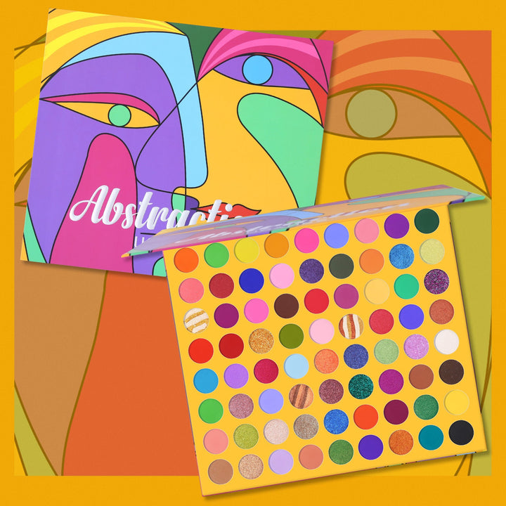 72-Color Eyeshadow Palette for Bold, Colorful Looks