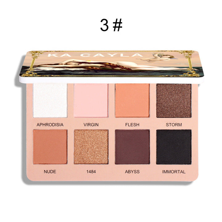 8-Color Eyeshadow Palette for Matte, Pearl & Glitter