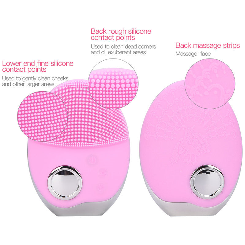 Sonic LED Facial Brush — Clearer Skin with Tri-Light Therapy