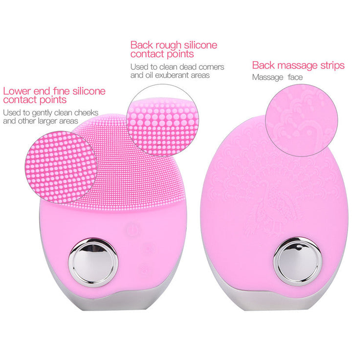 Sonic LED Facial Brush — Clearer Skin with Tri-Light Therapy