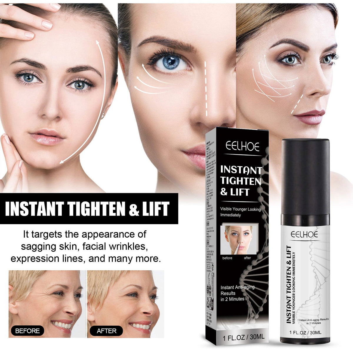 Face Firming Essence – Instant 2-Minute Lift & Tighten