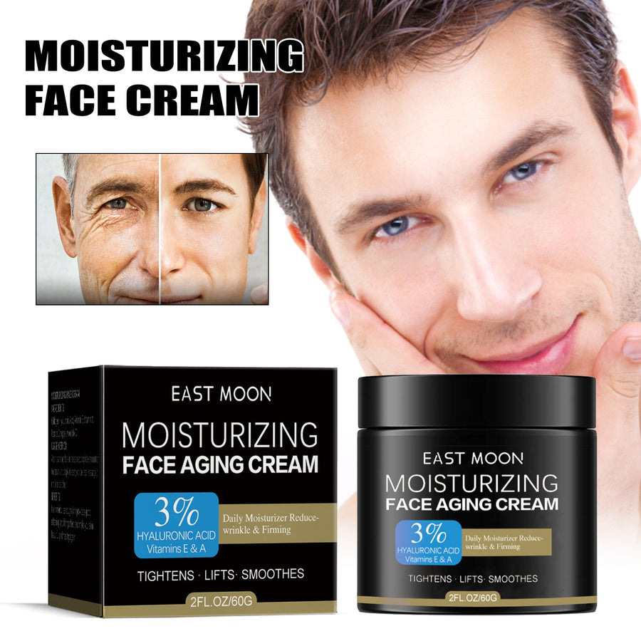 Anti-Aging Face Cream with 3% Hyaluronic Acid, Firms Skin
