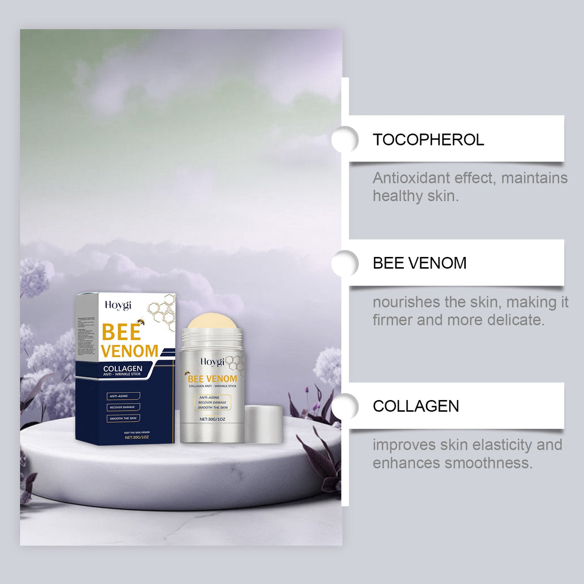 Hoygi Bee Venom Moisturizer for Firmer Skin