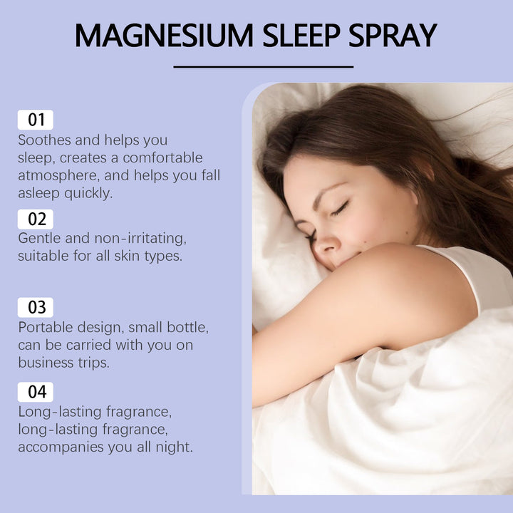 Woodsleep Magnesium Oil Spray Improves Sleep And Relieves Fa