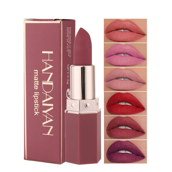 Matte Lipstick Set: 6 Versatile Shades for Every Mood