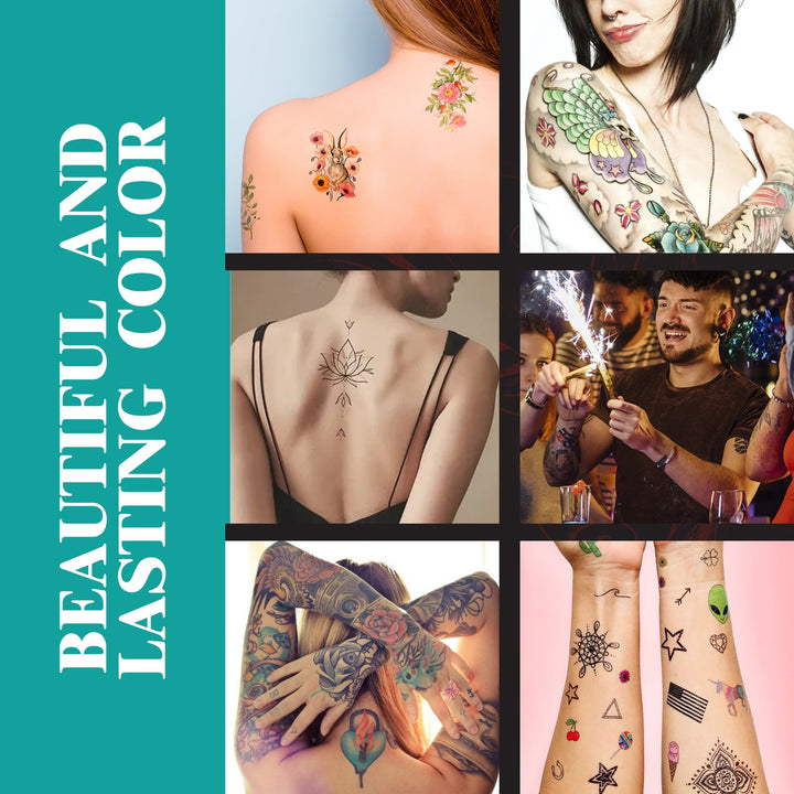 Temporary Tattoo Pens for Colorful Washable Body Art