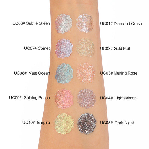 Multichrome Liquid Highlighter Set for a 3D Glow