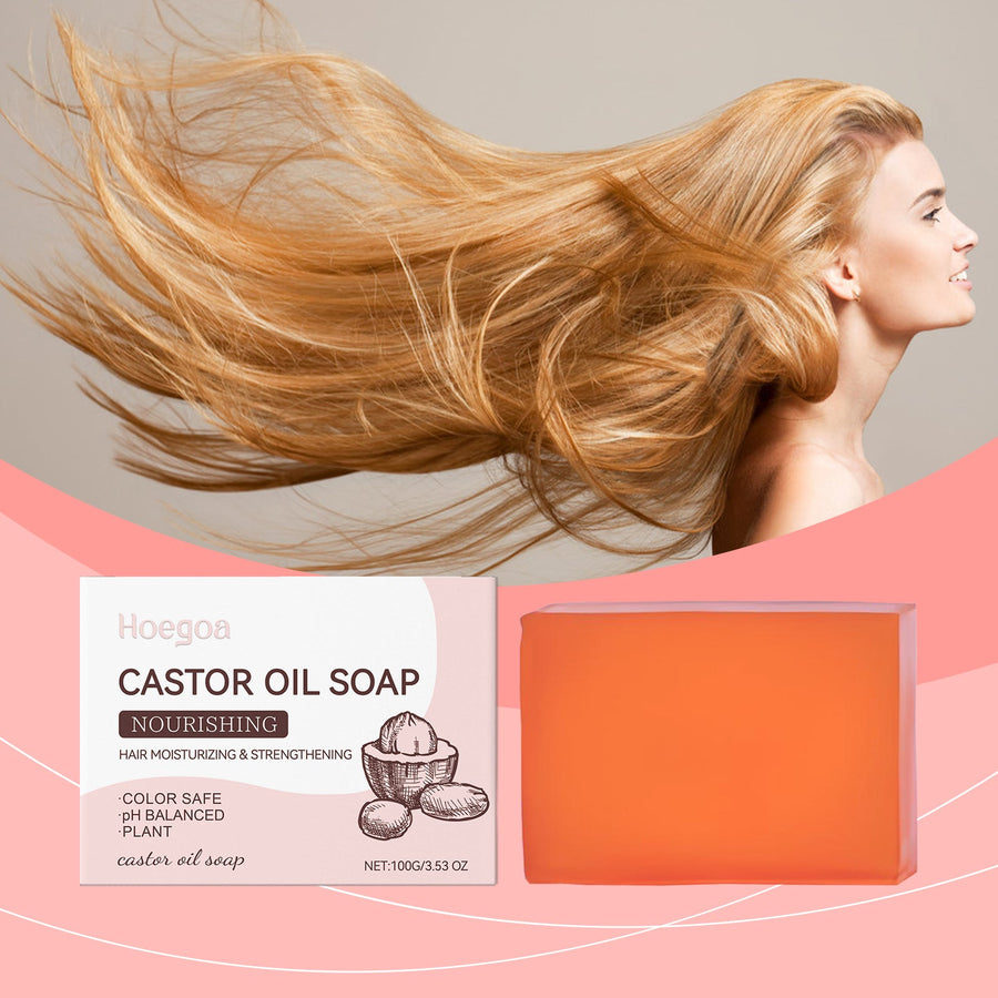 Castor Oil Shampoo Bar for Moisturized, Softer Hair