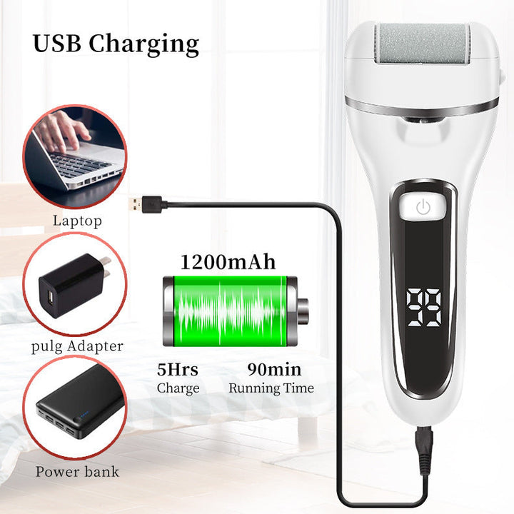 Electric Foot Callus Remover — Salon-Smooth Heels at Home